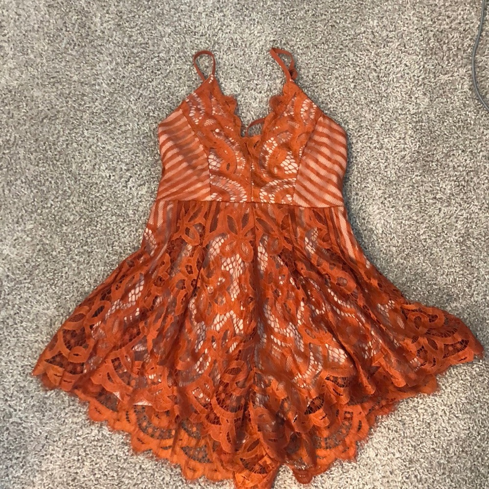 Rust colored romper